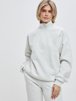 Свитшот Reed в цвете светло-серый меланж