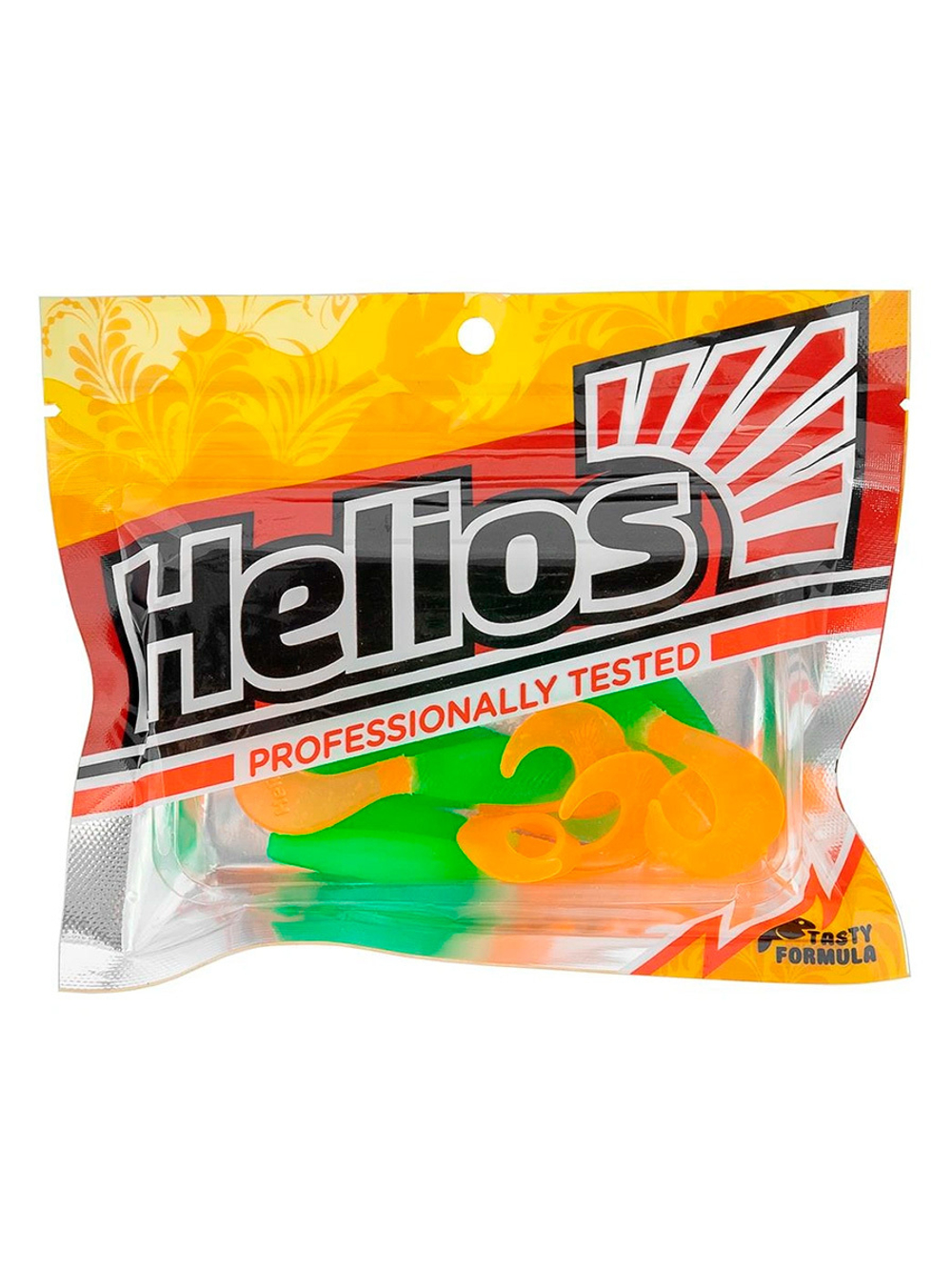 Твистер несъедобный Helios Hybrid 2,75"/7,0 см Fio LT 30шт. (HS-13-039-N-30)