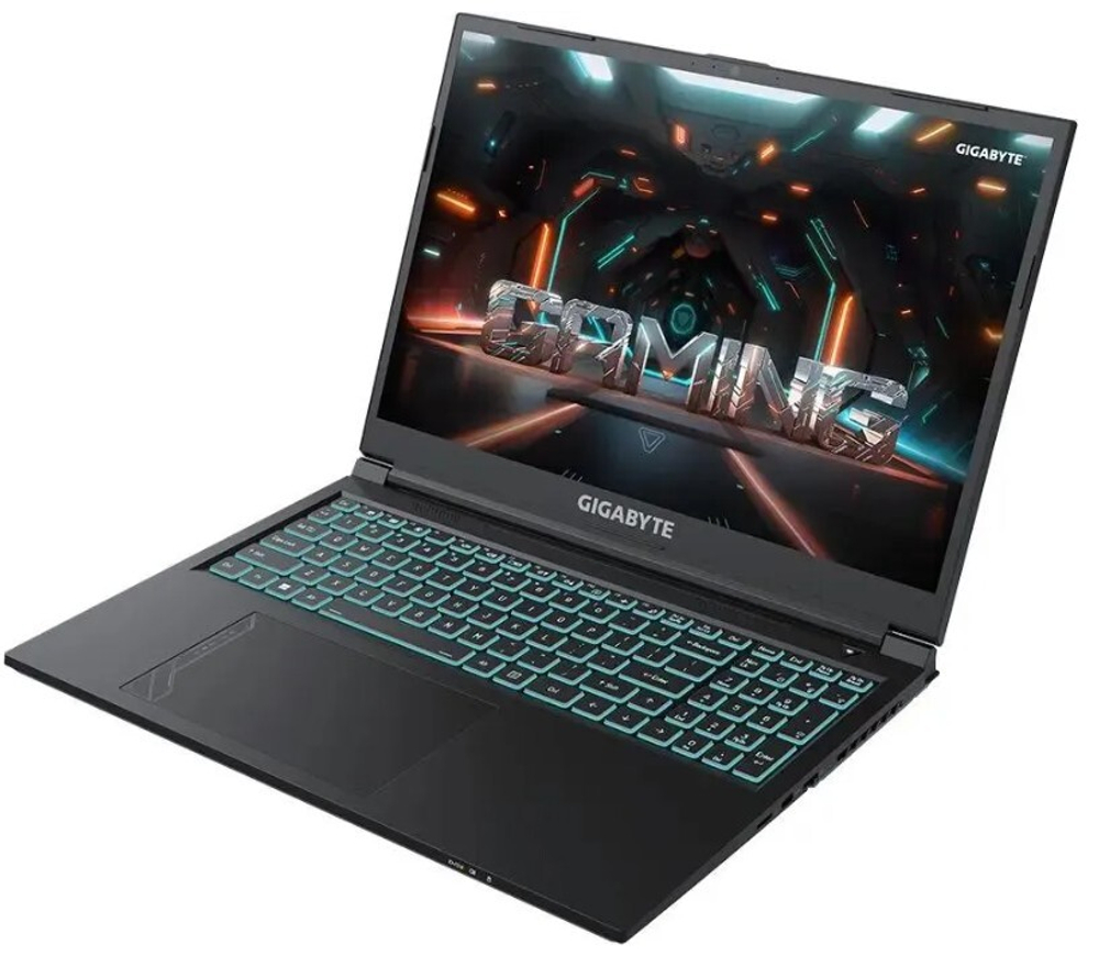 Ноутбук  GIGABYTE G6 16 ", Core i7, 16 Гб RAM, 512 Гб SSD, GeForce RTX 4060, Черный