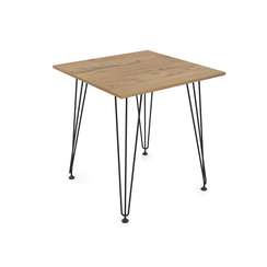 21ELEGANT.007 Стол обеденный квадратный ELEGANT (700*700*731)