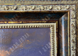 Беляев В.В. Ночное море. Холст, масло. 2022 г.  25х45 см