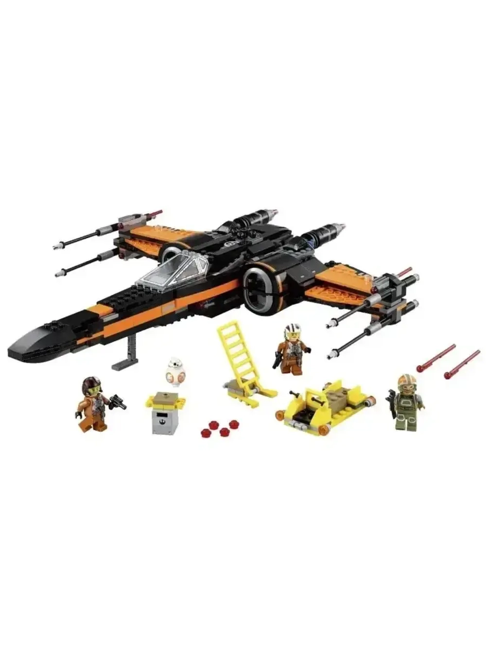 Конструктор Star Wars Истребитель По 742 детали 7102
