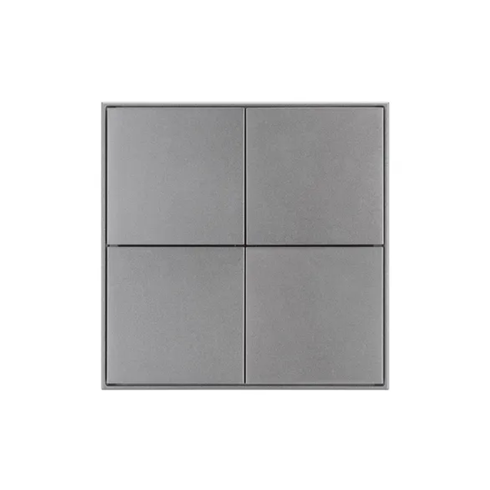 INTELLIGENT ARLIGHT Кнопочная панель KNX-304-23-IN Grey (BUS, Frame) (IARL, IP20 Металл, 2 года) 038402