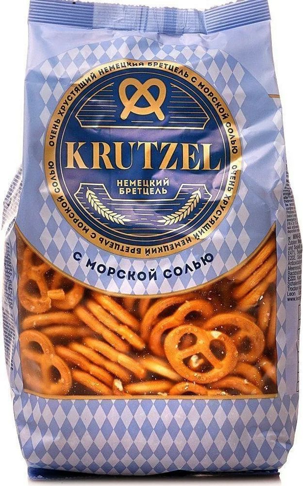 Крендельки Krutzel Бретцель с солью 250 г