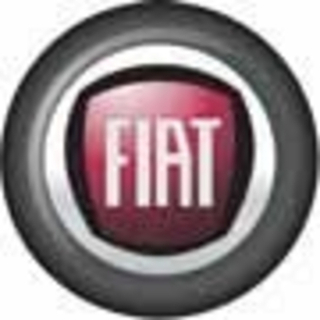 Наклейки  на колпаки D-6см - "Fiat" (объемная) голографическая (черный фон) (кт4шт) 05195