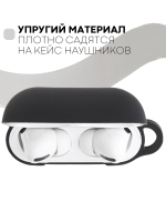 Чехол КАРТОФАН для Apple AirPods Pro (арт. AIRPRO-SLIM-SILICON-BLACK)