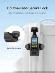 Быстросъемное крепление Telesin на лямку рюкзака для DJI Osmo Pocket 4 / 3