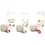 Бутылка питьевая стеклянная 320мл «Вечеринка»