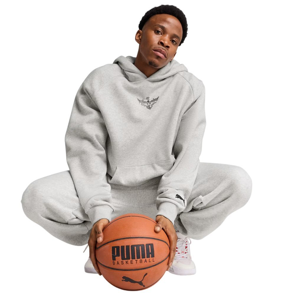 Баскетбольная толстовка Puma Melo Alwayz On 1 Basketball Sweatshirt Gray