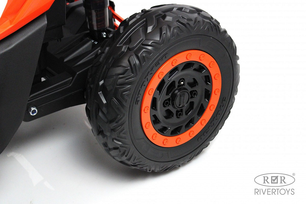 Детский электромобиль RiverToys BRP Can-Am Maverick Y111YY оранжевый