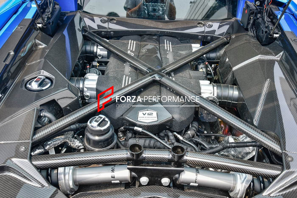 Карбоновый комплект панелей моторного отсека для LAMBORGHINI AVENTADOR LP700-4 Coupe 2011–2016 Ламборгини