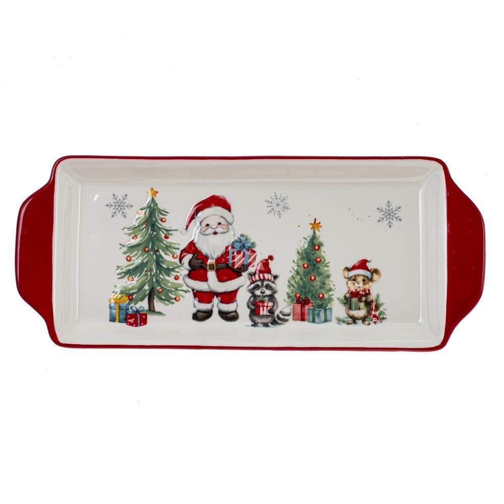 GAEM Блюдо "Новогодний подарок", L35,5 W14,5 H3 см