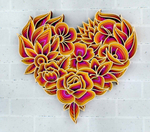 Мандала Сердце от SamCraft - сборные объемные 3D картины из дерева своими руками