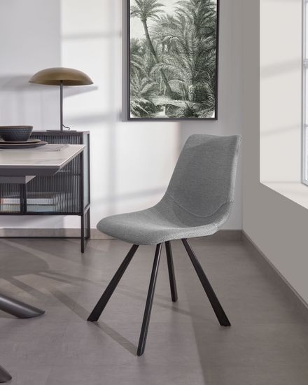 Стул Andi серая ткань Испания La Forma