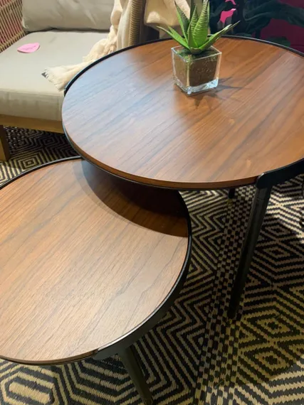 Комплект из 2 столиков Aliner Ø50 и Ø38 см