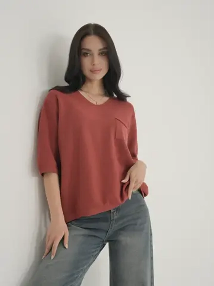 Кофта вязанная тонкая 9931-KK