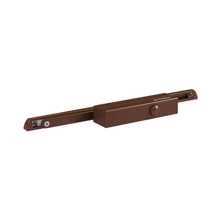 Доводчик дверной Нора-М 830 Slider, для дверей 25 - 80 кг, со скользящей тягой, коричневый
