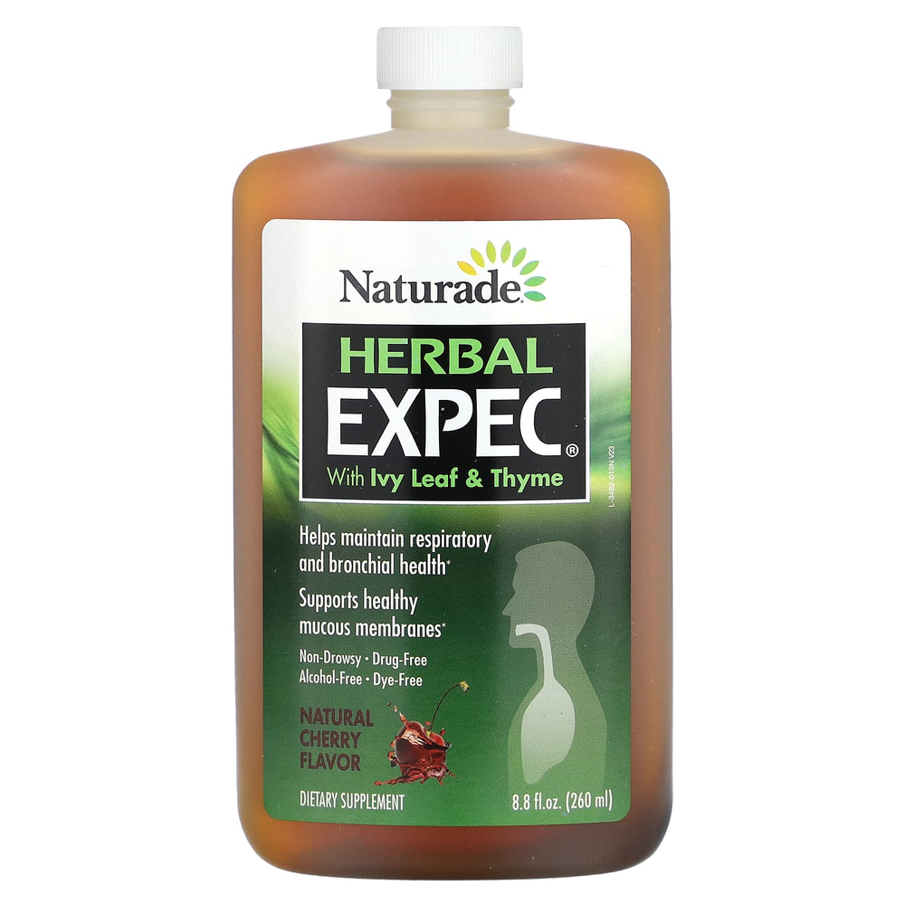 Naturade, Herbal EXPEC, натуральный вишневый вкус, 260 мл (8,8 жидк. унц.)