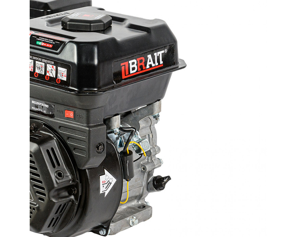 Двигатель бензиновый BRAIT BR421SP PRO 15л.с. 25мм 03.01.018.026