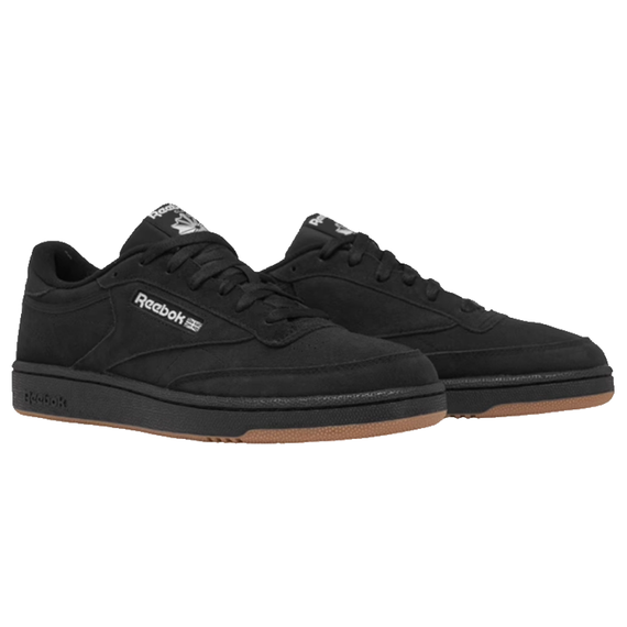 reebok CLUB C 85 Кроссовки для скейтбординга Низкие Черные Унисекс