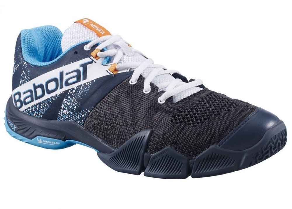 Мужские кроссовки для Падел Babolat Movea - grey/scuba blue