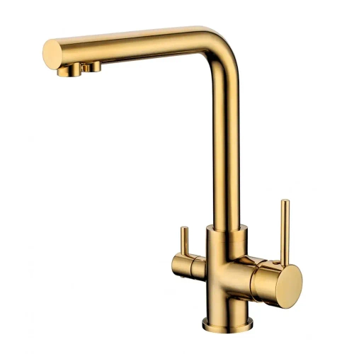 Смеситель для кухни под фильтр RIMERO RM4399GO (Золото)