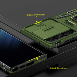 Чехол Safe Case с кольцом и защитой камеры для Samsung Galaxy S25 Ultra