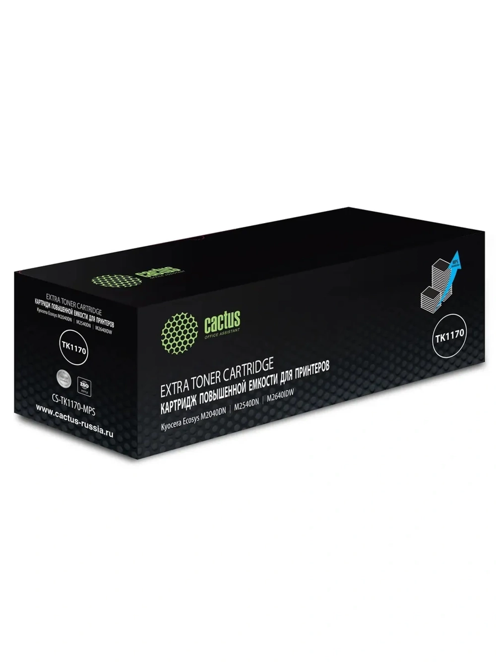 Картридж Cactus CS-TK1170-MPS, TK-1170, черный / CS-TK1170-MPS