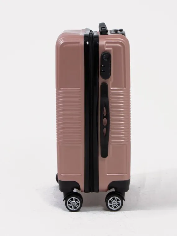 Чемодан маленький 20" кодовый замок, цвет розоый