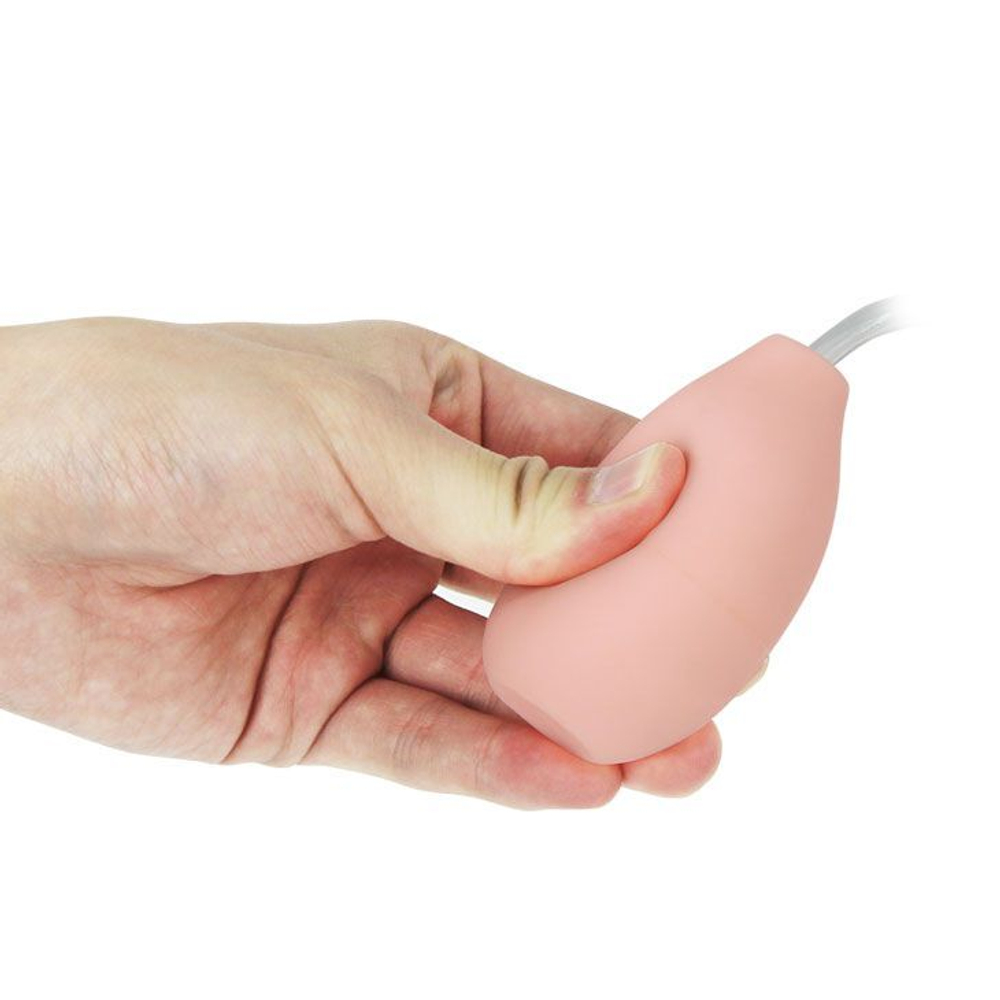 Вибратор с имитацией семяизвержения Eros Fountain - 19,5 см. (Цвет: телесный)