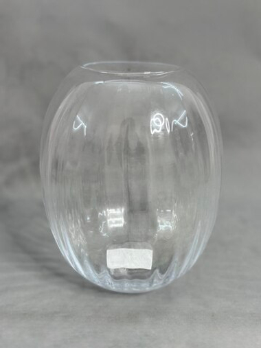 Ваза стеклянная "Эллипс" (h 19 см)