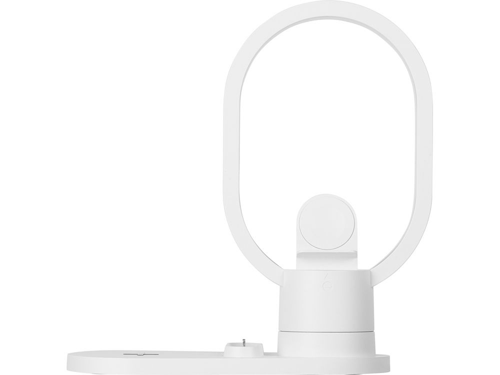 Беспроводная зарядная станция 4-в-1 «Portal» c лампой, 15 Вт (белый)