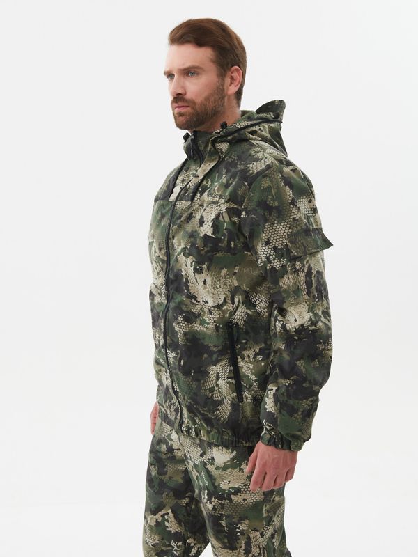 Костюм летний Стрелок-Антимоскит ткань Сорочка цвет Зеленый Питон