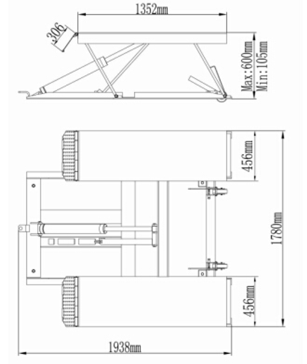 LR06 Низкоуровневый  передвижной подъемник 2,8 т.