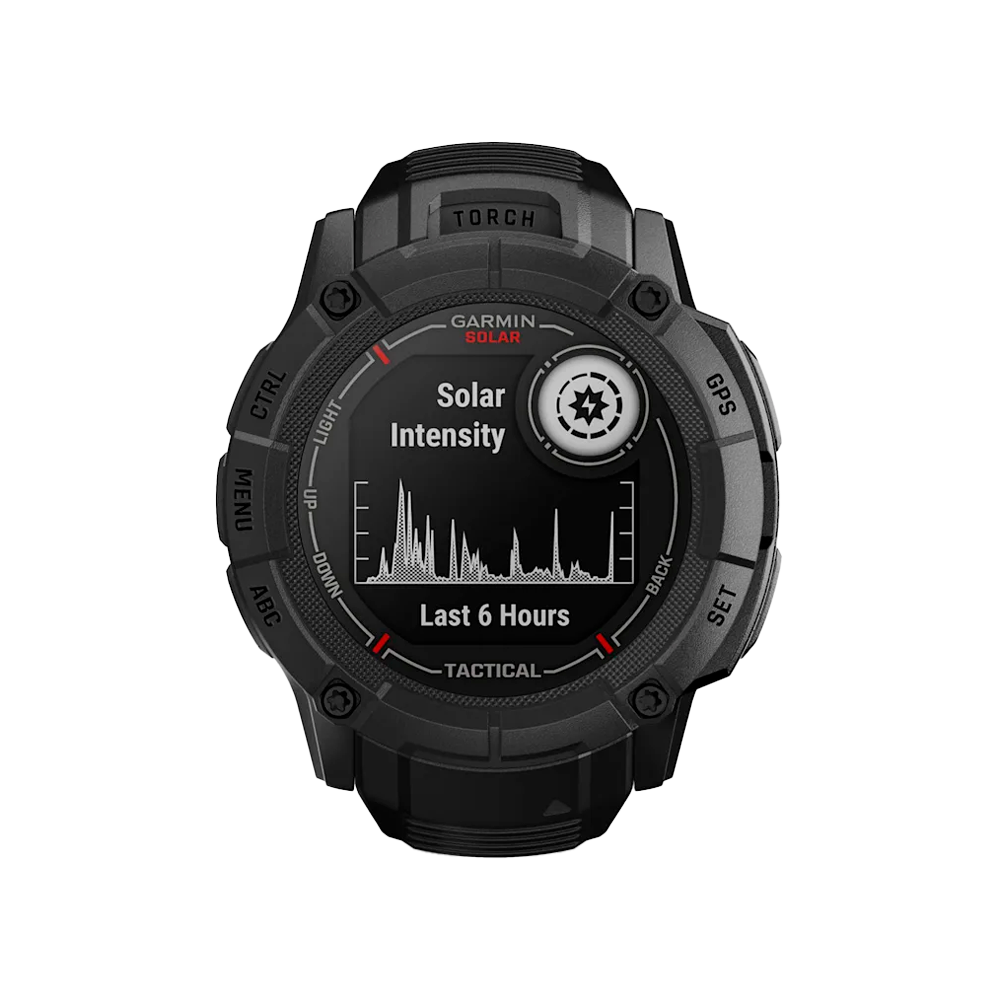 Умные часы Garmin Instinct 2X, 50mm, Solar Tactical Black (010-02805-03)