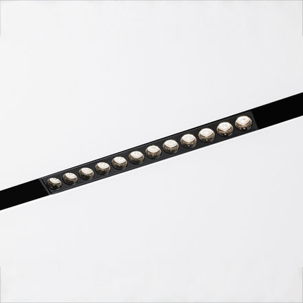 Магнитный трековый светильник MKL-102-12W4K-B Черный 220x22x44, 48V, 12W 960 lm 4000 К 36°, LED Osram, CRI>90