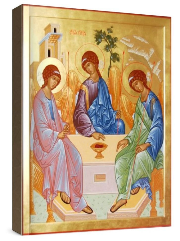 Троица (рукописная икона)