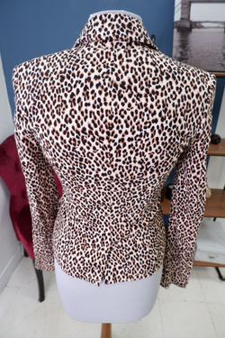 Жакет Oodji с анималистичным принтом 40 размер