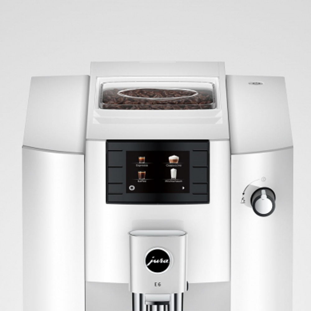 Кофемашина Jura E6 Piano White 15438