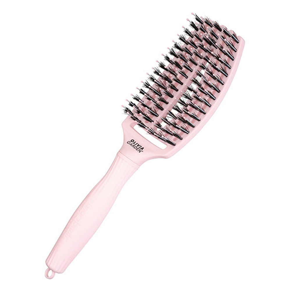 Щетка для волос Fingerbrush Care Iconic Boar&Nylon Pastel Pink M
