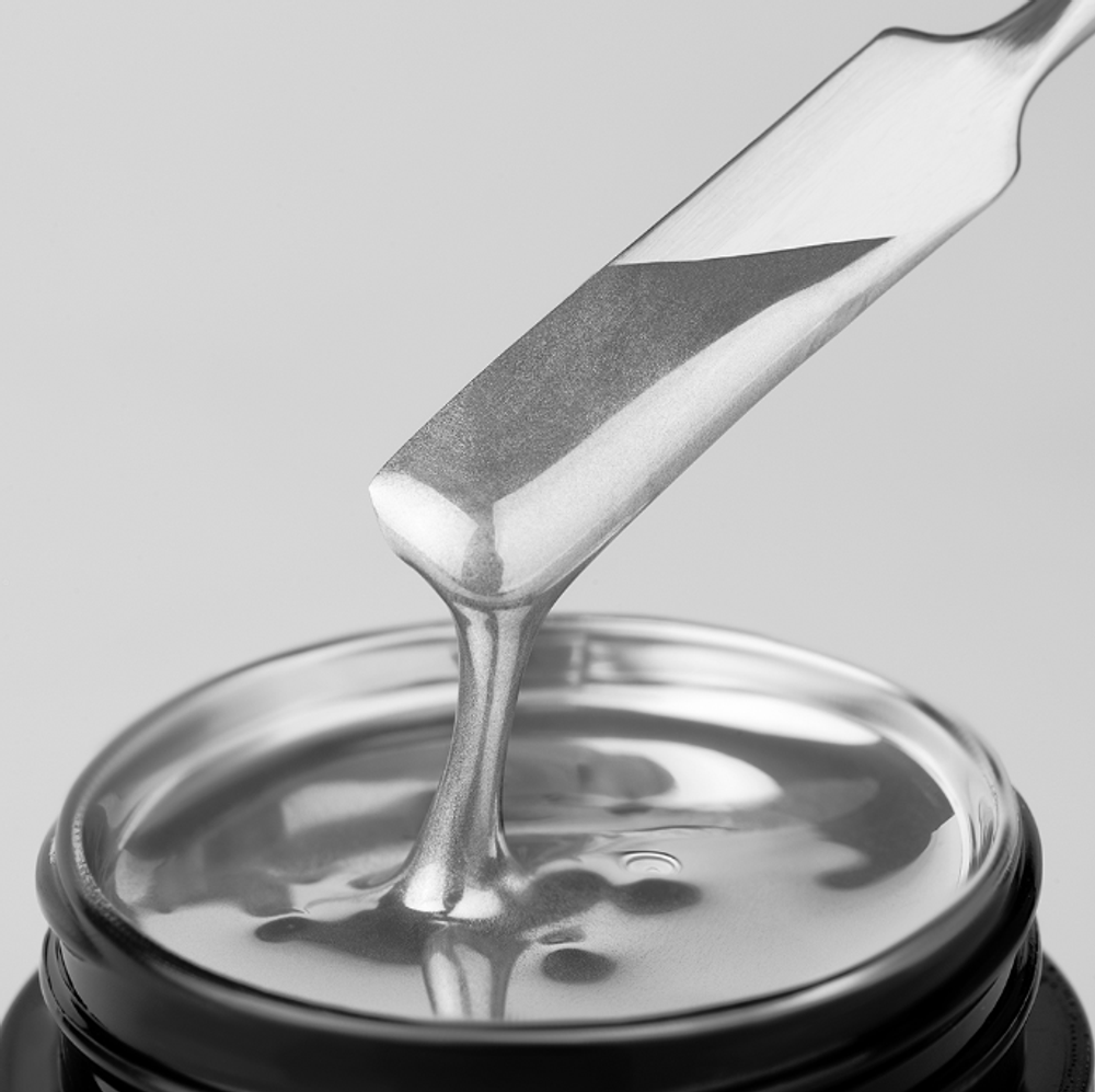 Irisk Ультра серебро гелевая краска без липкого слоя, 5мл2