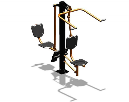 Уличный тренажер Верхняя тяга, Жим ногами Т.525.002