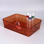 Контейнер для хранения «Пинто», цвет коричнево-красный, 30*22*8см