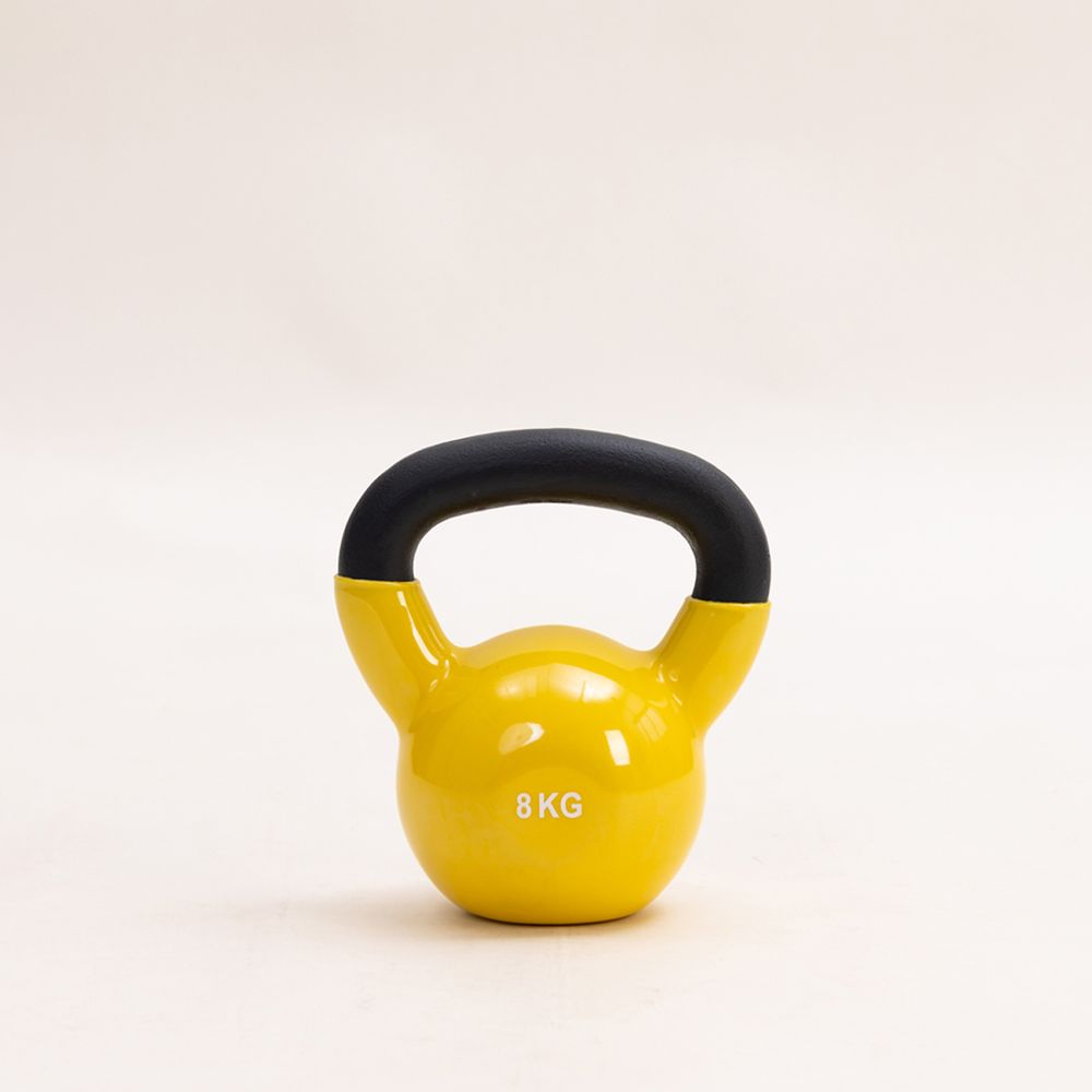 Гиря 8 кг PVC (yellow)