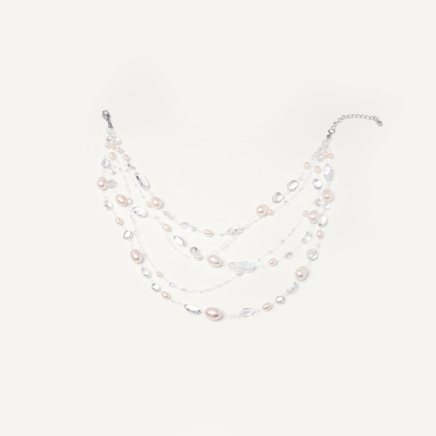 Колье Drops And Pearls Layered Necklace