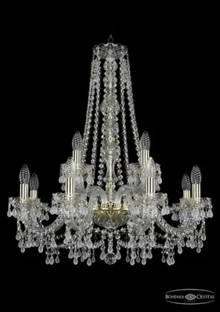 Подвесная люстра Bohemia Ivele 1410/8+4/240/h-74/G/V0300