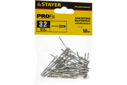 Заклепка алюминиевая 50 шт. (3.2x12 мм) Stayer 3120-32-12