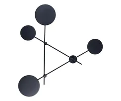 2207B,19 Настенный светильник Фирс черный Led 64W