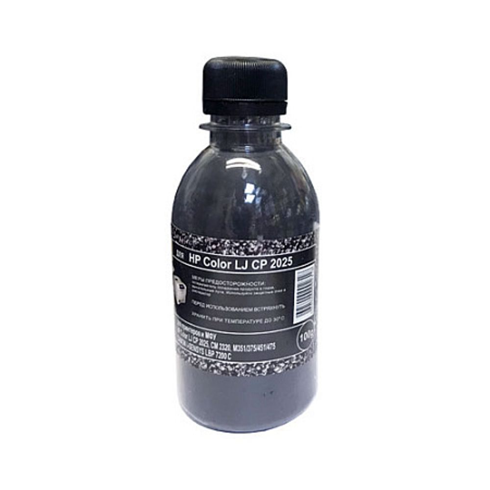 Тонер для HP Color LJ CP 2025/CM 2320/CP 1215/CP 1025 (100гр, черный, Chemical) ATM