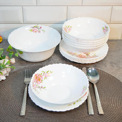 Столовый набор 13 предметов "Ветка Сакуры"